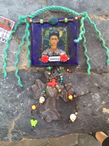 Beauty 2016 Mixed Media: Found Objects from the streests of Zihuatenajo, beads, religious icons